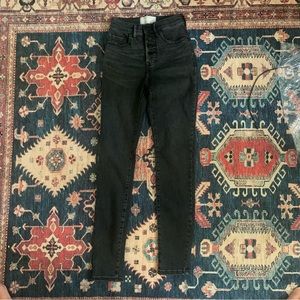 ☀️ Black Everlane high rise skinny stretch denim